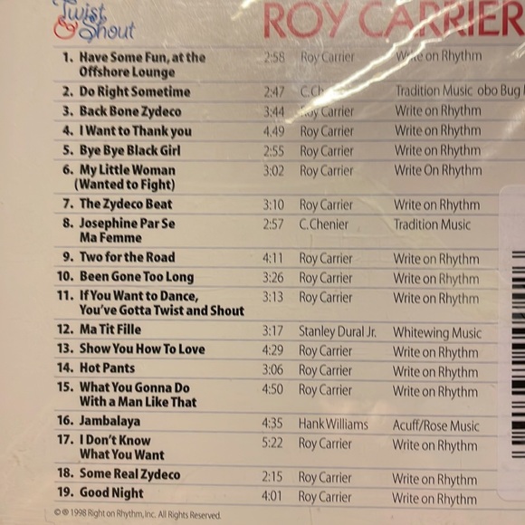 Twist & shout Roy carrier CD - Picture 5 of 5